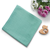 Organic Bamboo Muslin Swaddle | Azure Sky